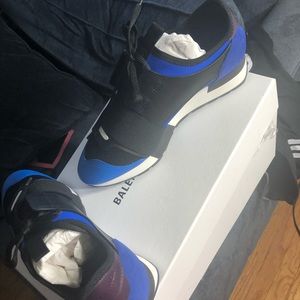 Balenciaga mixed media race runners